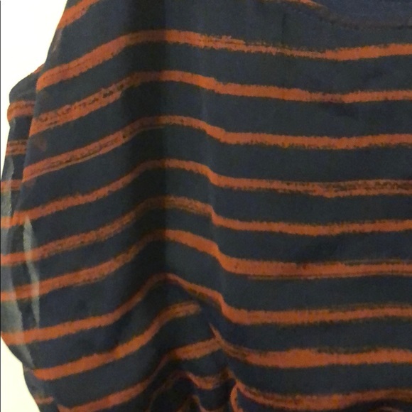 Blue and red striped dress - Picture 2 of 3
